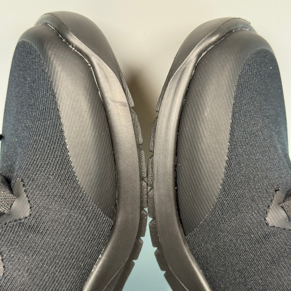 Oofos OOmg Sport Low LS Women 8.5 8 1/2 Recovery Shoe Lace Slip On Sneaker Black - Picture 10 of 16